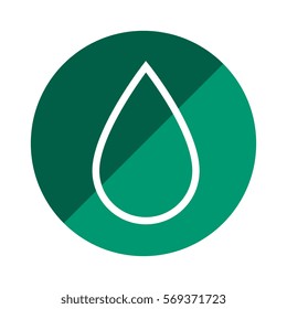 water drop ecology icon