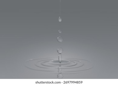 Efeito gota de água. Ilustração vetorial EPS10