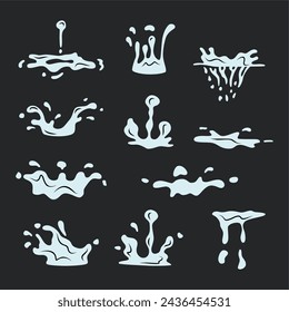 water drop element collection set
