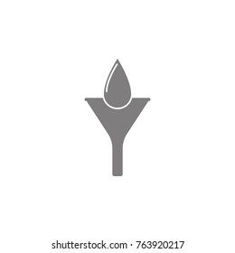 water drop in filter, oil drop icon. Web element. Premium quality graphic design. Signs symbols collection, simple icon for websites, web design, mobile app, info graphics on white background