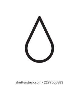 Water drop flat sign design. Petroleum vector icon. Oil drop icon. Ink drop icon. Teardrop symbol. Drop pictogram. UX UI icon