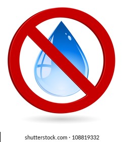 water drop forbidden