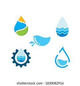 water drop gear  icon  vector illustration design