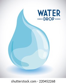 water drop graphic design , vector illustration