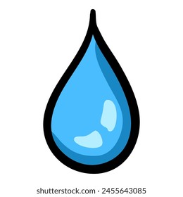 Water Drop Hand Drawn Doodle Icon