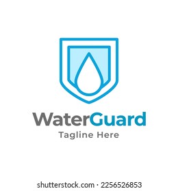 Water drop in Hand Logo design vector template. Save Aqua icon. Waterdrop liquid Oil Logotype concept icon.