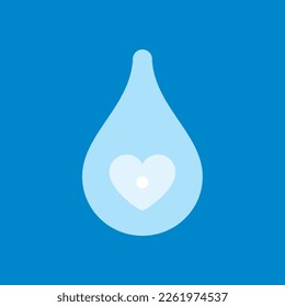 El agua cae con el corazón adentro