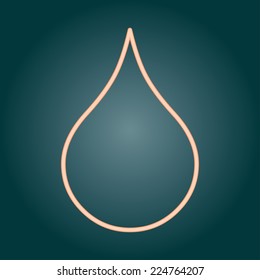 Water drop icon