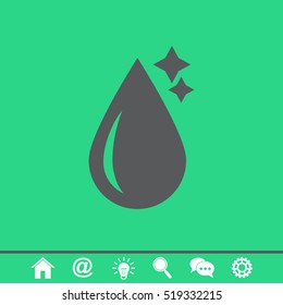 Water drop icon.
