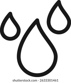 Water drop icon. aqua icon vector