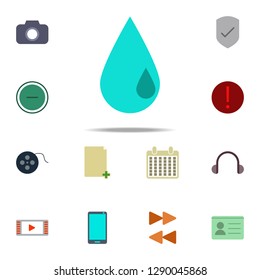 water drop icon. color web icons universal set for web and mobile
