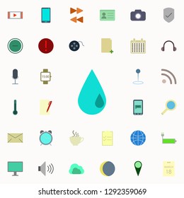 water drop icon. color web icons universal set for web and mobile