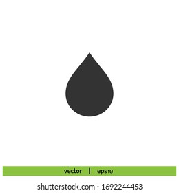 water drop icon design element vector eps 10