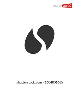 Water Drop Icon Design Illustration