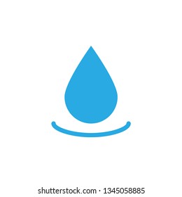 Water drop icon design template vector isolated illustration