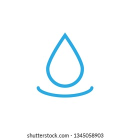Water drop icon design template vector isolated illustration