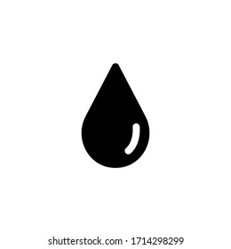 Water drop icon. Design template vector