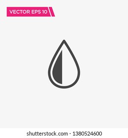 Water Drop Icon Design, Vector EPS10