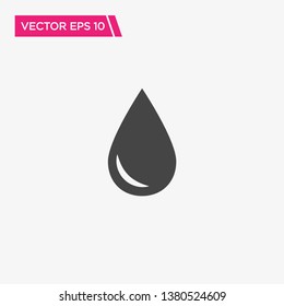 Water Drop Icon Design, Vector EPS10