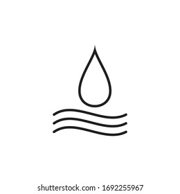 Design-Vektorillustration für Wassertropfen