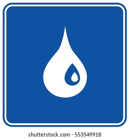 Water drop icon design,clean vector