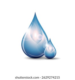 Water Drop icon drawing symbol