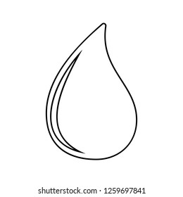 water drop icon. Element of Ecology for mobile concept and web apps icon. Thin line icon for website design and development, app development