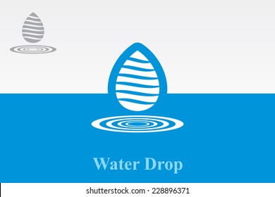water drop Icon. Eps.10.
