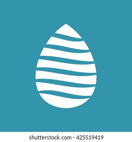 Water Drop Icon. Eps-10.