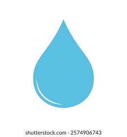 water drop icon flat vector design template