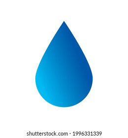 icono de caída de agua con gradiente