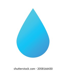 Icono de caída de agua con gradiente