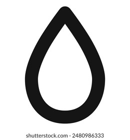 Icono de gota de agua para recordatorios de hidratación