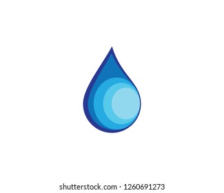 Water drop icon illustration