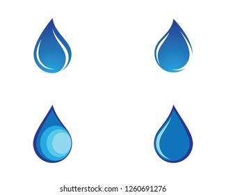 Water drop icon illustration