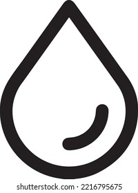 Water drop icon. Isolated splash and water drop icon line style.