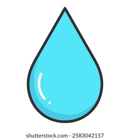 water drop icon in linear color style. blood drops icon in linear color style. blood donation icon in linear color style