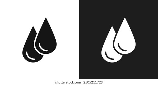 Icono de gota de agua logotipo conjunto Vector