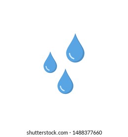 Water drop icon, Logo Template vector illustration design.