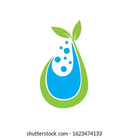 water drop icon logo vector