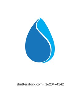 water drop icon logo vector