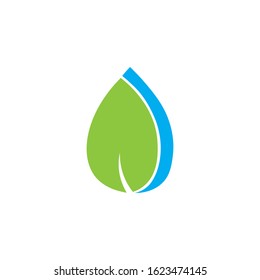 water drop icon logo vector