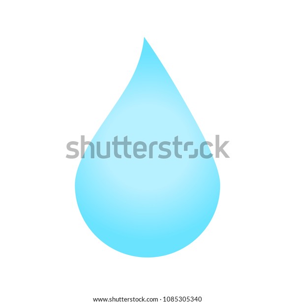 Water Drop Icon Drop Water On Stock Vector Royalty Free