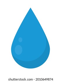 water drop icon on white background