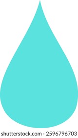 Water drop Icon. Perfect to describe water, humidity, rain, water flow, water day, tears