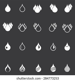 Water Drop Icon Set