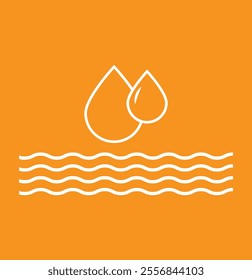 Water drop icon set. water icon symbol silhouette. Various shapes of water drops, water and rain simple icon. vector illustration eps 10.