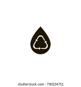 water drop icon. sign design