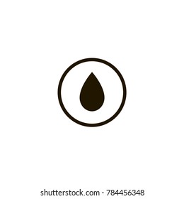 water drop icon. sign design