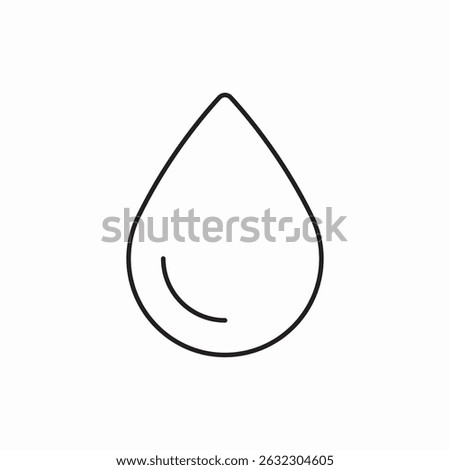 water drop icon sign vector